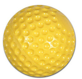 CBB-58 - Champro 9" Yellow Dimple Molded Honkbal