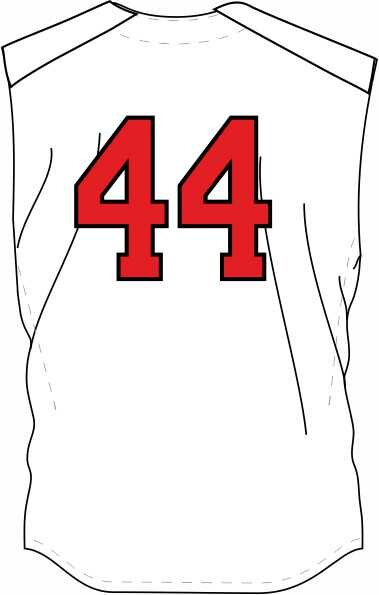 Red Caps Sleeveless Softball Jersey