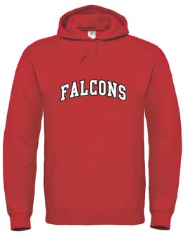 Falcons Hoodie Rood