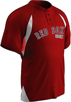 Uden Red Sox Practice Jersey rood