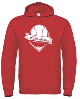 Knickerbockers Hoodie rood logo 2