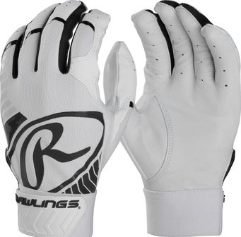 BR51BG-B - Rawlings 5150 Batting Gloves BLACK