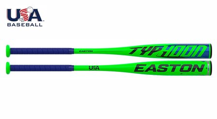 YSB22TY12 - Easton Typhoon -12 USA Youth Baseball Bat  27&quot; t/m 30&quot; 