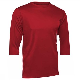 Dry Gear 3/4 Sleeve Undershirt Scarlet