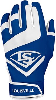 LS GENUINE RY - Louisville Slugger Genuine Batting Gloves Royal YS - XXL