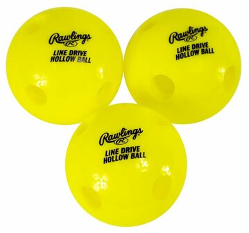 LDHOLL3PK - Rawlings Line-Drive Hollow Training ball (3pk)