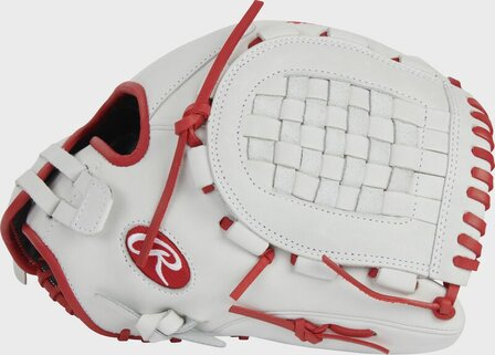 Rawlings Liberty Advanced Softball 12.5&quot; All-Round Glove White/Red RHT