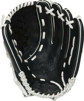 Rawlings Shut Out Softball 12.5&quot; Outfield/Pitcher Glove Black/White LHT