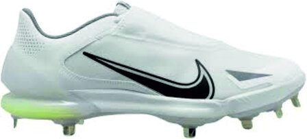 Nike Trout 8 White Low Metal Cleats