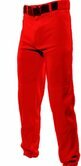 PA ECO (SCARLET)- SSK Economy Baseball/Softball Pants