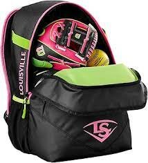 Louisville Slugger - Party Animals Powerized Stick Backpack Black