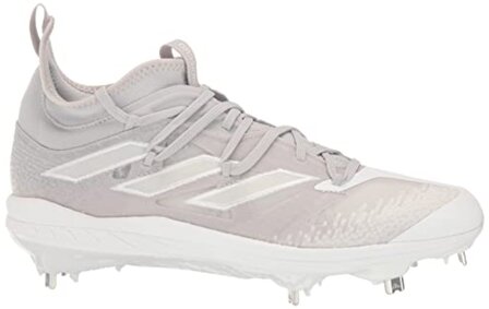 Adidas Afterburner 9 Lightlock Grey Metal Cleats