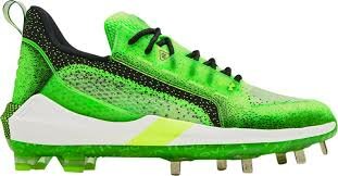 Under Armour Harper 6 Lime Green Metal Cleats