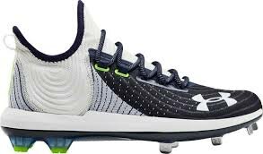 Under Armour Harper 4 Navy Metal Cleats