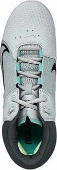 Nike Hyperdiamond 4 White/Teal Metal Cleats