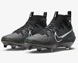 Nike Huarache NXT Black High Metal Cleats