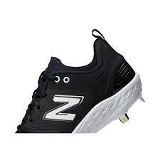 New Balance SMVELOK3 Black Metal Cleats