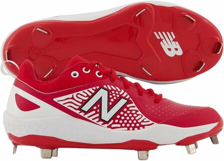 New Balance SMVELOR2 Scarlet Metal Cleats