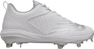 New Balance SMFUSEW3 White Metal Cleats