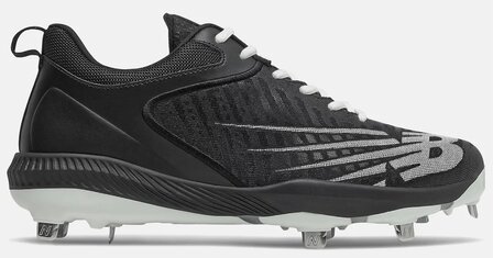 New Balance L4040BK6 Black Metal Cleats