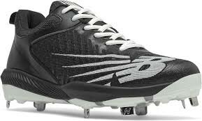 New Balance L4040BK6 Black Metal Cleats