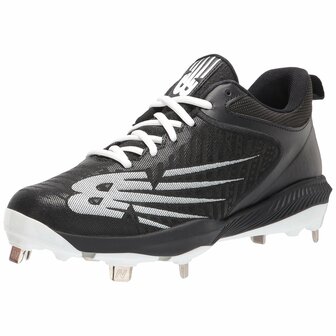 New Balance L4040BK6 Black Metal Cleats