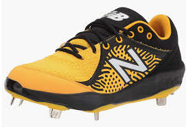 New Balance L3000BY5 Black/Yellow Metal Cleats