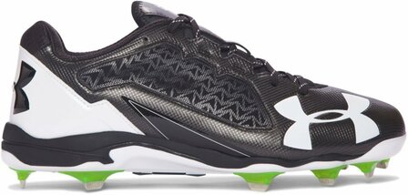 Under Armour Deception Black Low Metal Cleats