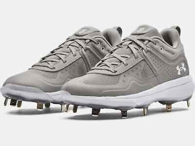 Under Armour Glyde MT Grey Metal Cleats