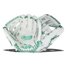 Rawlings Liberty Advanced Softball 13&quot; Outfield Glove White/Mint RHT