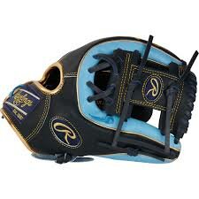 Rawlings Heart of the Hide 11.5&quot; Infield Glove Black/Colombia Blue/Gold RHT