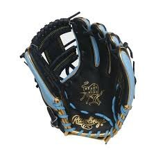 Rawlings Heart of the Hide 11.5&quot; Infield Glove Black/Colombia Blue/Gold RHT