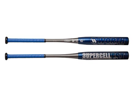 WSCBLU - Worth 34&quot; Supercell EST 14&quot; Slowpitch Bat