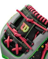 Wilson A2000 Winter 2024 1786SS 11.5&quot; Infield Glove Black Splatter/Gray/Green/Pink RHT