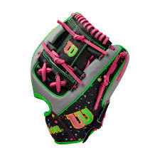 Wilson A2000 Winter 2024 1786SS 11.5&quot; Infield Glove Black Splatter/Gray/Green/Pink RHT