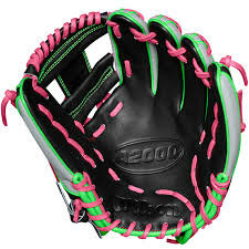 Wilson A2000 Winter 2024 1786SS 11.5&quot; Infield Glove Black Splatter/Gray/Green/Pink RHT