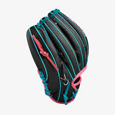 Wilson A2000 Winter 2024 SC1786SS 11.5&quot; Infield Glove Black/Pink/Teal RHT