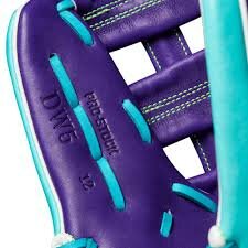 Wilson A2000 Winter 2024 DW5 12&quot; Infield Glove Teal/Purple/White RHT