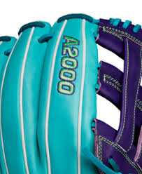 Wilson A2000 Winter 2024 DW5 12&quot; Infield Glove Teal/Purple/White RHT