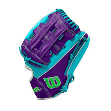 Wilson A2000 Winter 2024 DW5 12&quot; Infield Glove Teal/Purple/White RHT