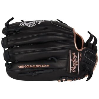 Rawlings R9 Softball 12&quot; Infield/Pitcher Glove Black RHT