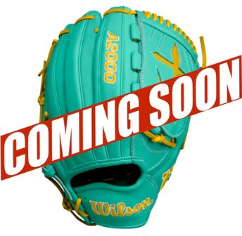 Wilson A2000 Fall 2024 B23 12&quot; Pitcher Glove Seafoam/Yellow RHT