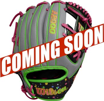 Wilson A2000 Winter 2024 1786SS 11.5&quot; Infield Glove Black Splatter/Gray/Green/Pink RHT