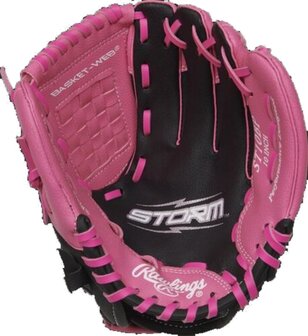 Rawlings Youth Fastpitch 10&quot; All-Round Glove Pink/Black RHT