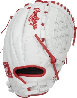 Rawlings Liberty Advanced Softball 12.5&quot; All-Round Glove White/Red RHT