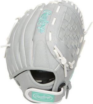 Rawlings Sure Catch Softball 11&quot; Infield/Pitcher Glove Gray RHT