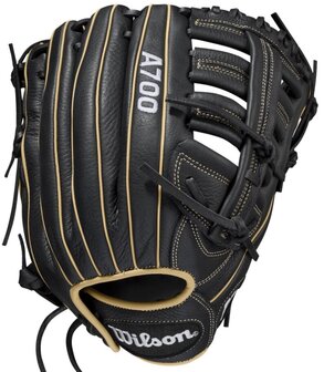 Wilson A700 12,5&quot; Outfield Glove Black/Tan RHT