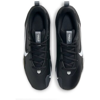 Nike Trout 9 Black Low Rubber Cleats