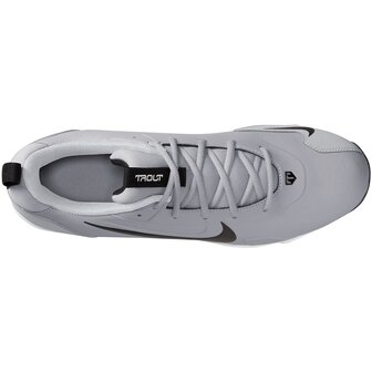 Nike Trout 9 Grey Low Rubber Cleats