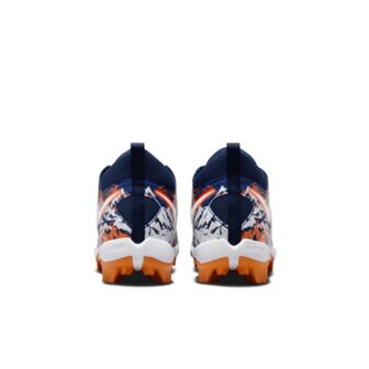 Nike Menace 3 Navy/Orange High Rubber Cleats